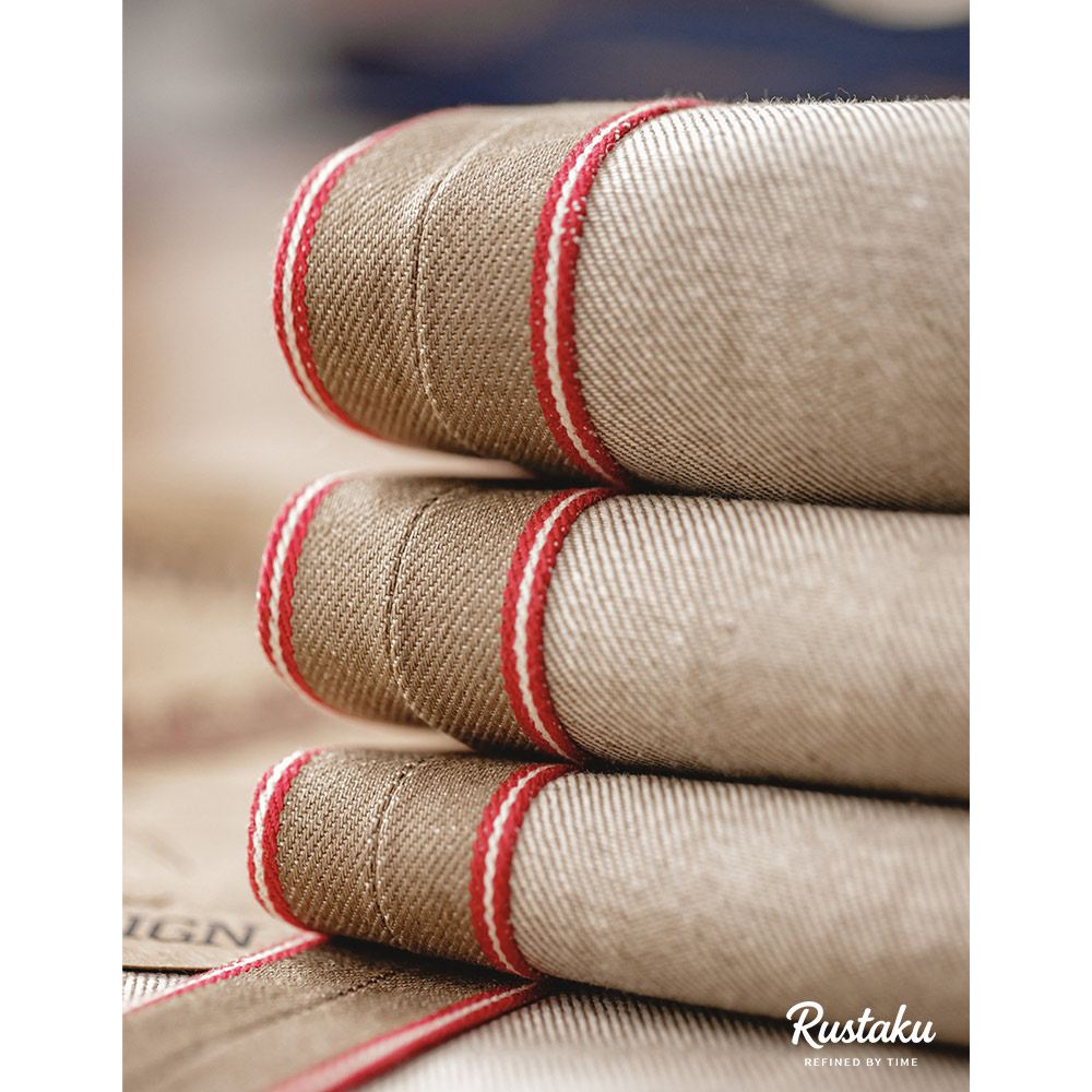 秋限定　イエローストーンパーク セルビッジストレートデニムパンツ