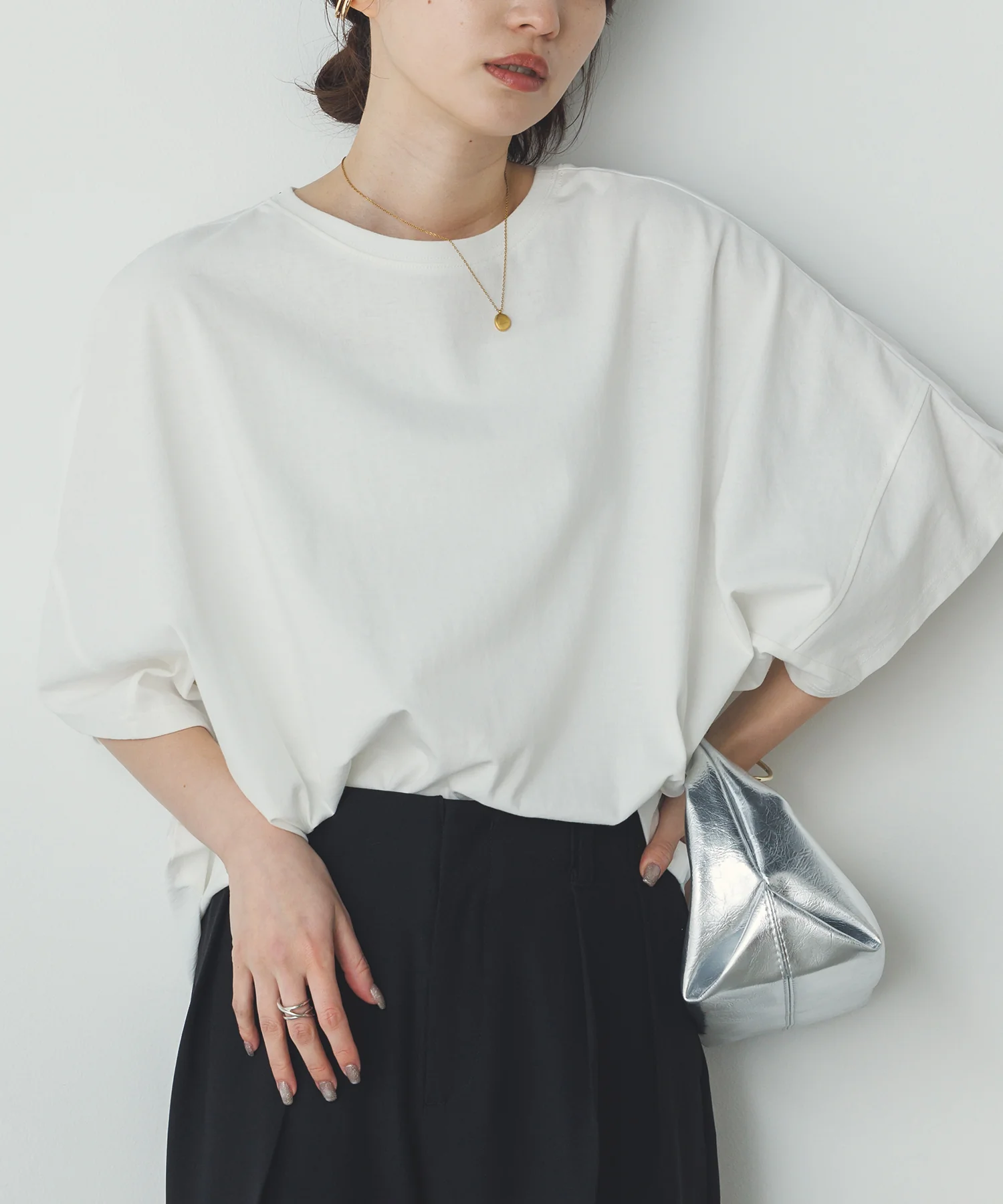 前後2WAY ドルマンTシャツ