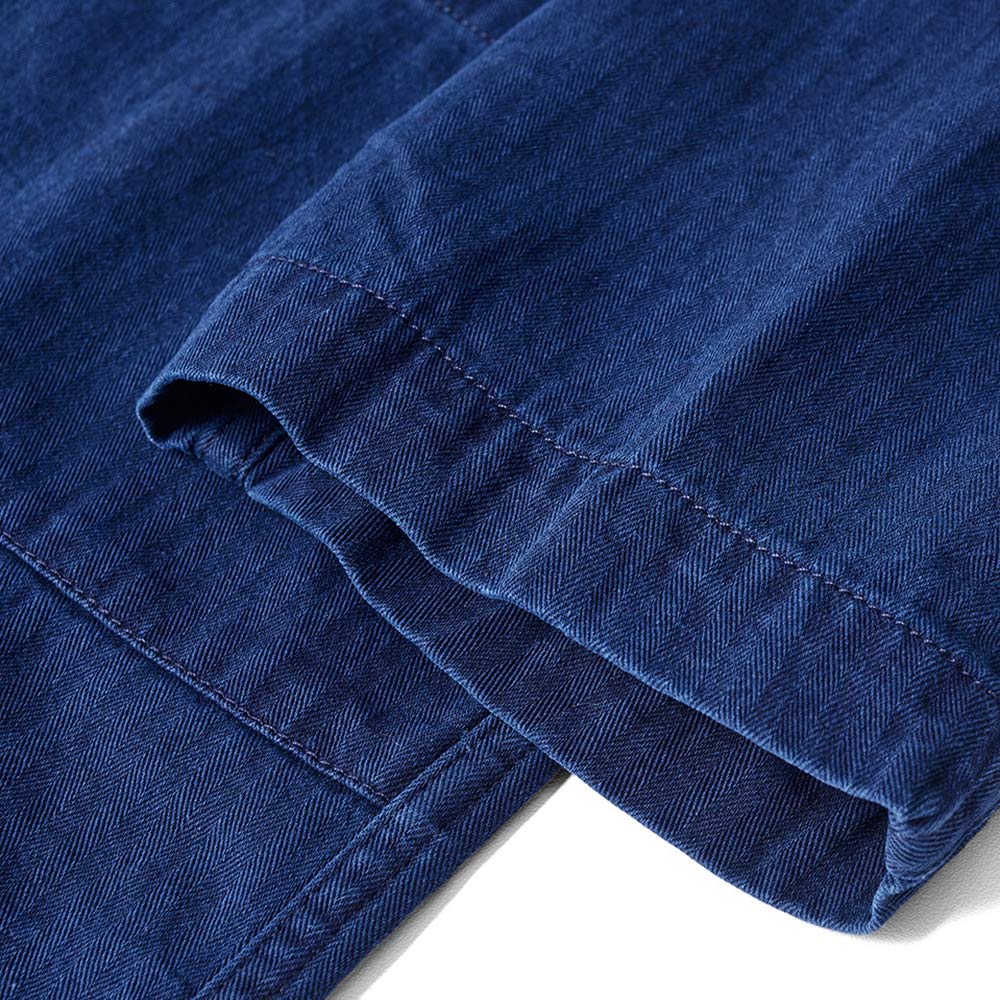 手染め藍染  　カジュアル折り襟テーラードジャケット