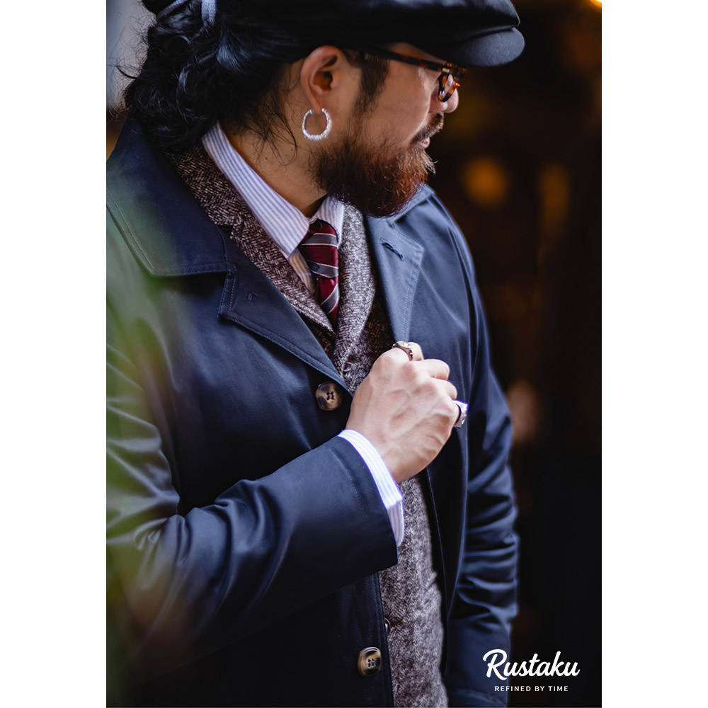 「ラギッドジェントル」コットンツイル バルマカーンコート