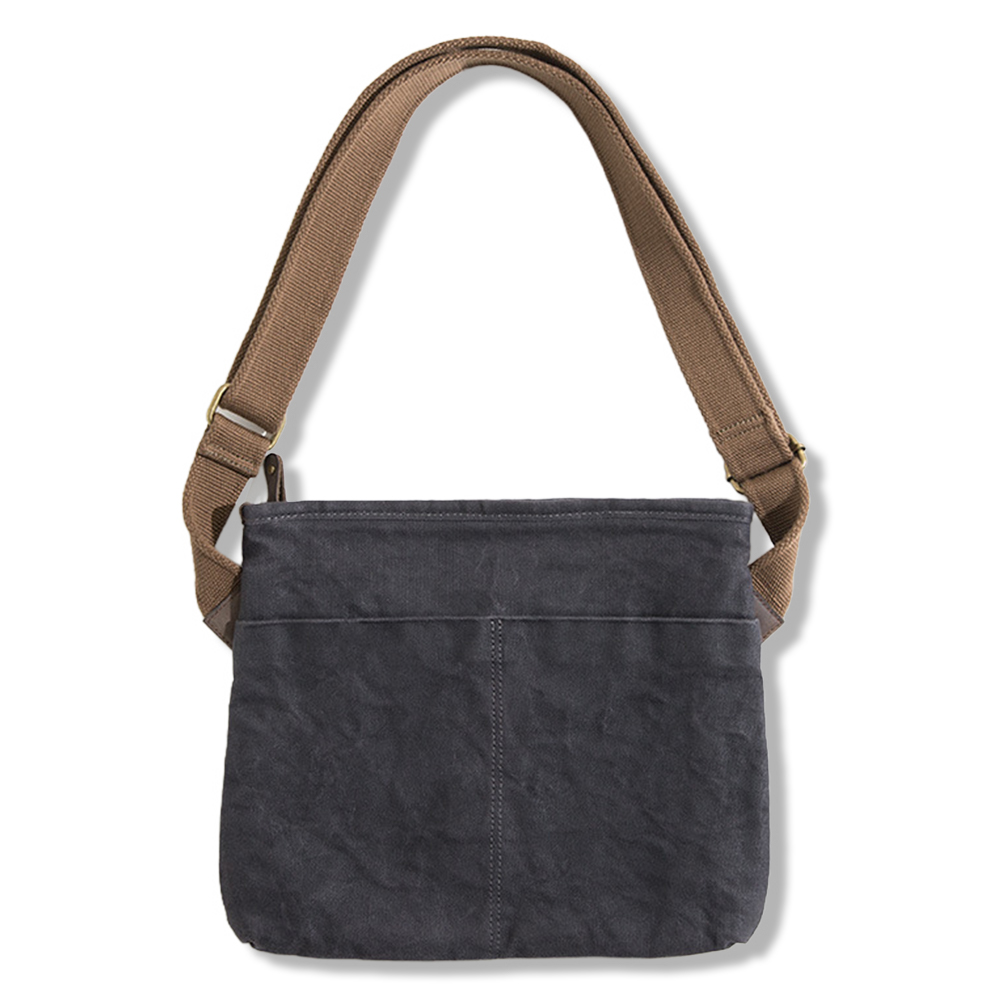 ろうけつ染めキャンバス　撥水加工 ショルダーバッグ