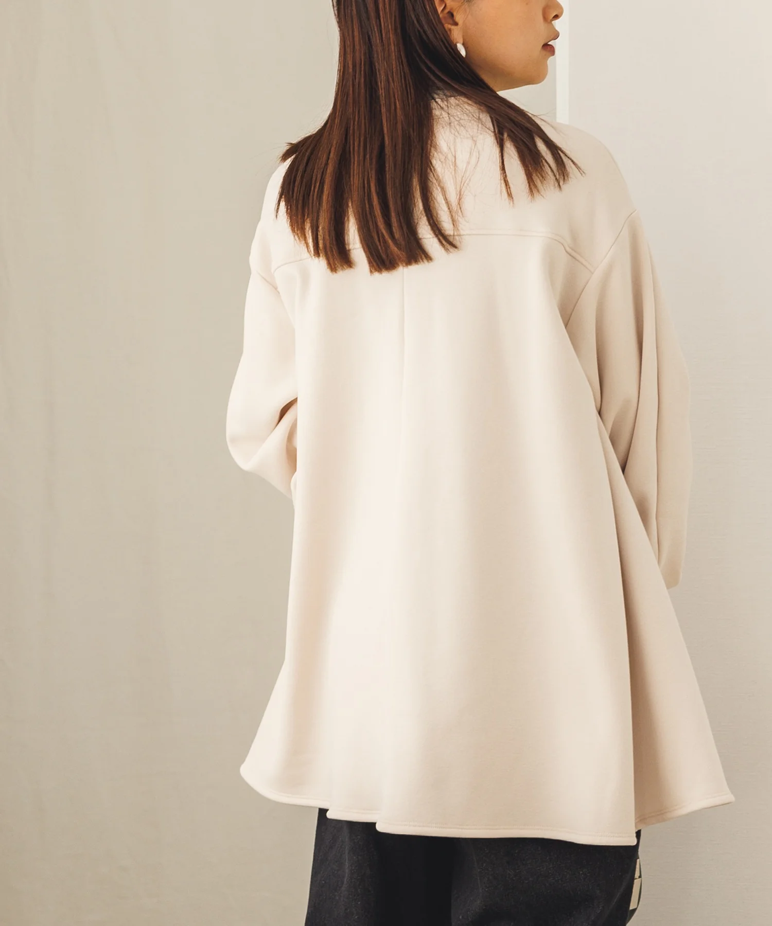 裏シャギーAライントップス