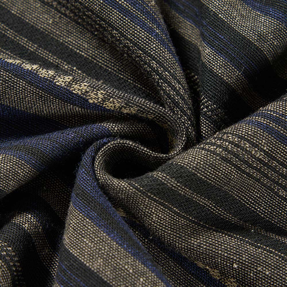 和風先染め　落ち感のあるワイドパンツ