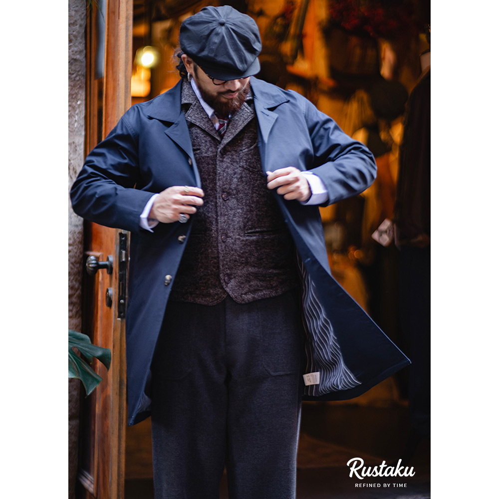 「ラギッドジェントル」コットンツイル バルマカーンコート