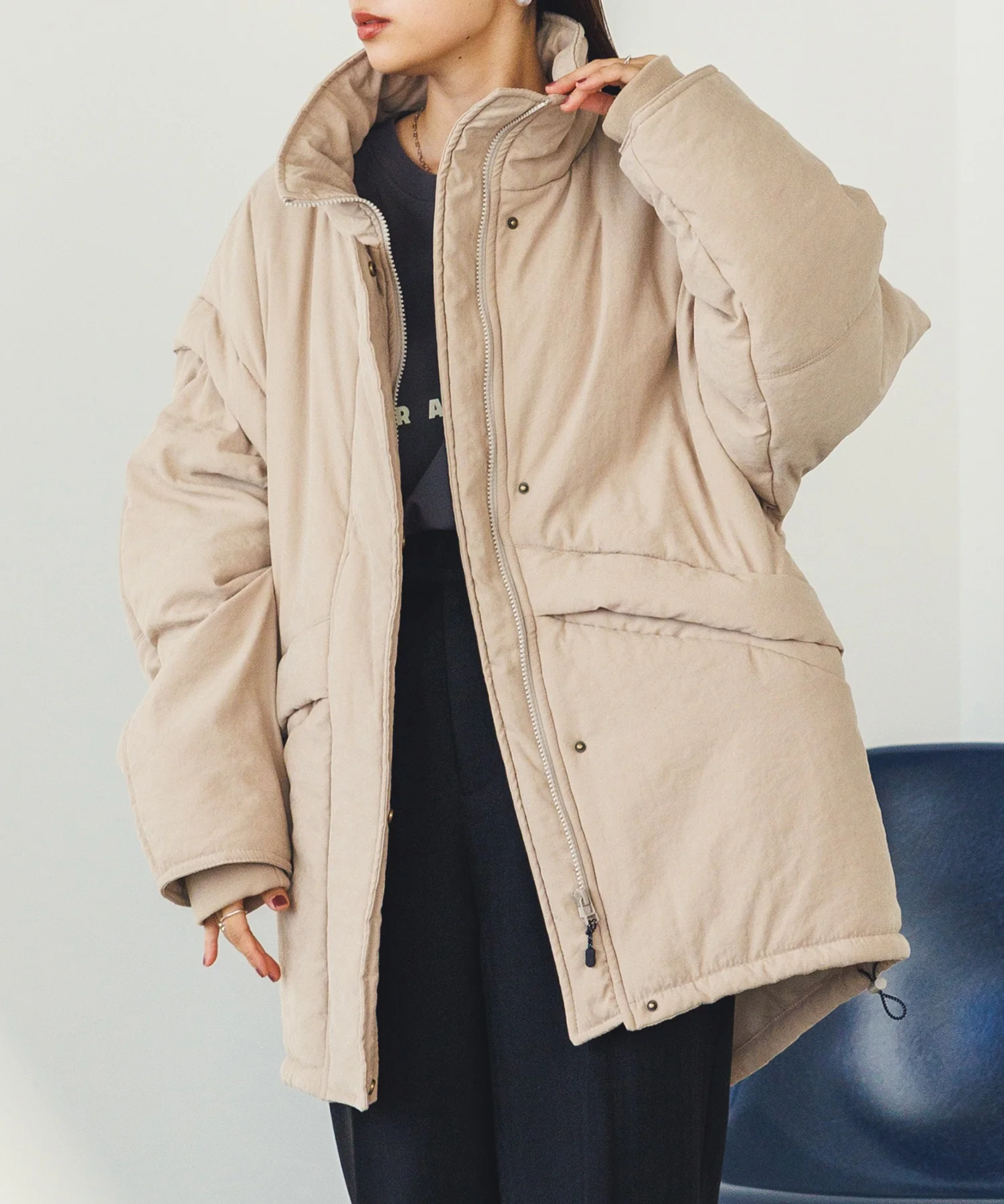 袖取り外しモッズコート